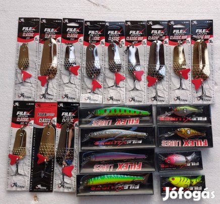 Filex Wobbler + támolygó villantó (összesen 20 db)