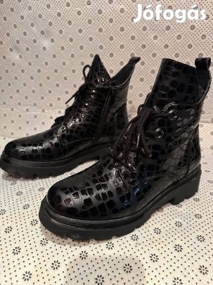 Filippo női fekete bakancs (37-es méretben) Nem használt!