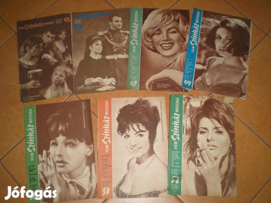 Film Színház Muzsika újság 1964-es évből 7 db 45 46 47 49 50 51 52 szá