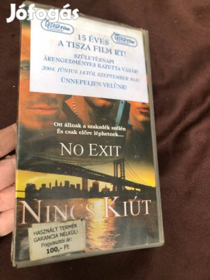 Film videókazetta :Nincs kiút 1000 Ft 