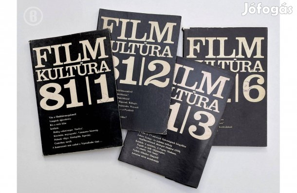 Filmkultúra 81/1, 81/2, 81/3, 81/6 - - - Csak személyesen!