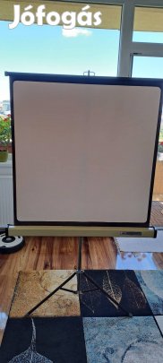 Filmvetítő vászon, 100x100cm-es, állítható, vadonatúj 