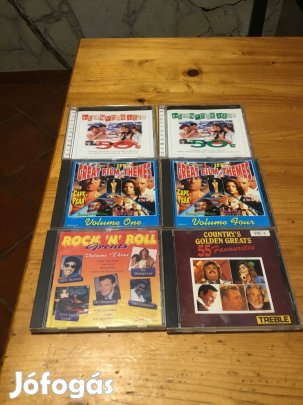 Filmzene, rock, country - CD - 8 db, jó állapotú