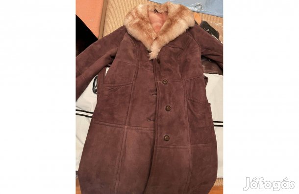 Finom, puha bélésű, valódi irha női bunda eladó