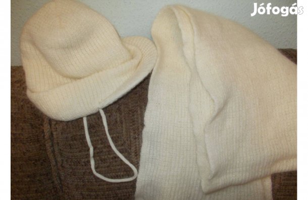 Finom meleg Mohair sapka-sál szett