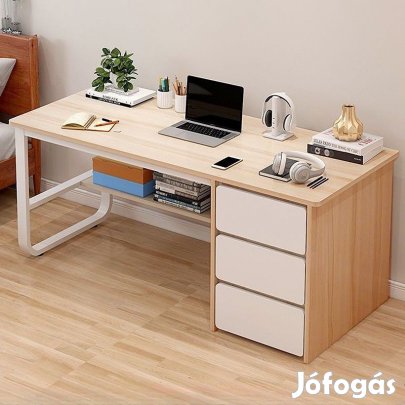 Fiókos íróasztal 120x50x73,5cm tölgy LG08-120