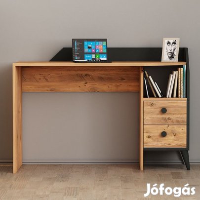 Fiókos íróasztal 120x55x82 cm barna FUR1871-2