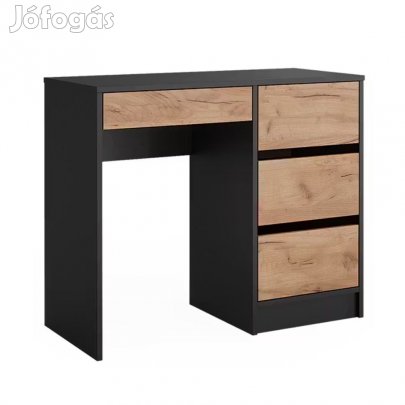 Fiókos íróasztal 90x40x75cm szürke FUR1953-1