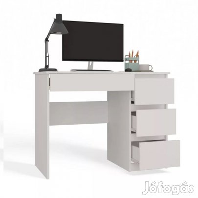 Fiókos íróasztal 98x51x76cm fehér FUR1952-2