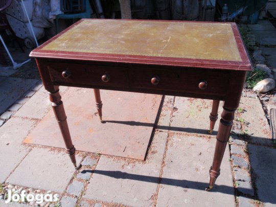 Fiókos kártyaasztal,íróasztal:90x55x77 cm