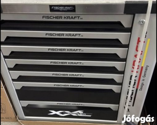 Fischer Kraft FS-3996 professzionális szerszámos kocsi (250 db-os