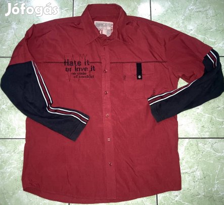 Fishbone XL kettő az egyben (hate it or love it) ffi ing pulcsi 