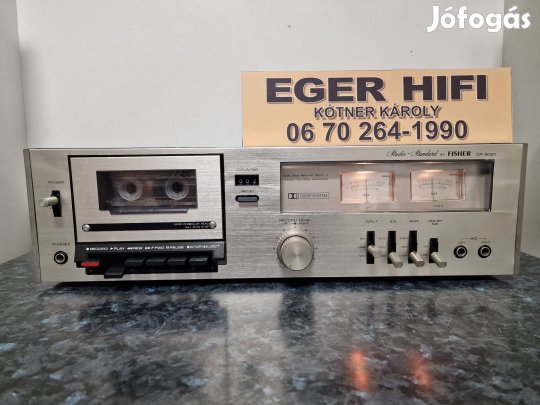 Fisher Cr-4021 deprez műszeres magnó deck vadonatúj szíjakkal 