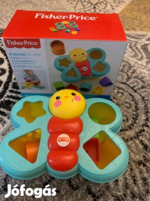 Fisher Price Pillangós Formaillesztő Játék (nagy méretű) Újszerű