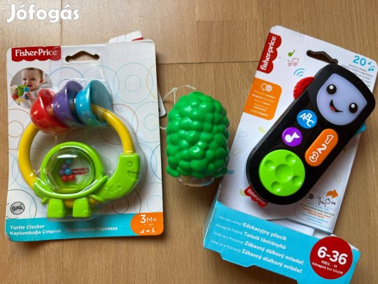 Fisher-Price csomag Tanuló távirányító, bárány, csörgő