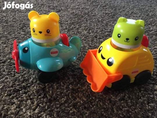 Fisher-Price csörgő járművek kivehető figurákkal!