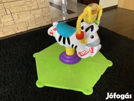Fisher Price ugráló zenélő zebra ló babajáték