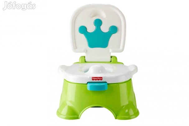 Fisher-Price zöld tanuló wc hangal, OUTLET termék