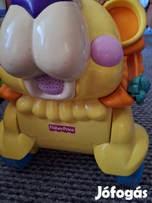 Fisher price 2in1 zenélő járássegítő és motor egyben