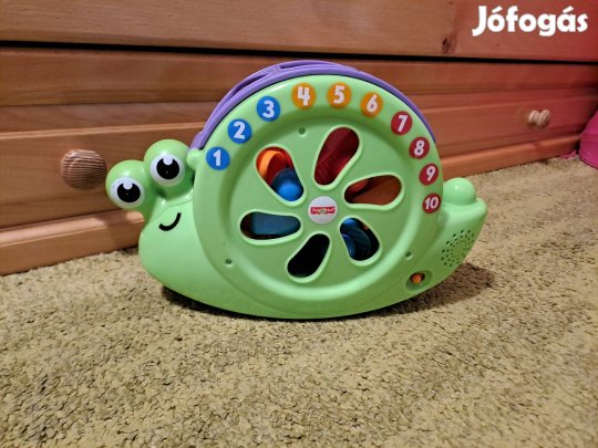 Fisher price számoló-éneklő csigabiga