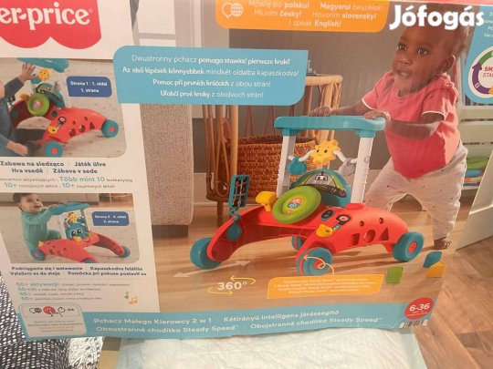 Fisherprice járássegítő bontatlan