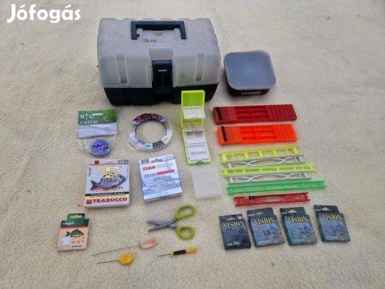 Fishing Box horgászláda + kiegészítők