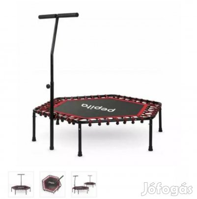 Fitness trambulin fogantyuval 127cm 