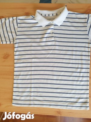 Fiú csíkos póló 128 -as méretben