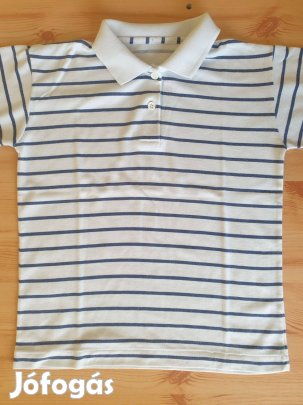 Fiú csíkos póló 134 -es méretben