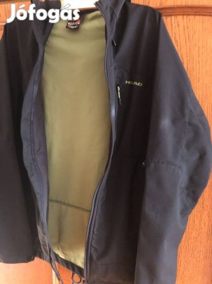 Fiú kapucnis kabát, dzseki "M" méretű, fekete színű