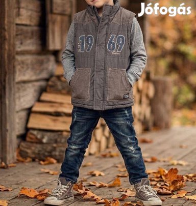 Fiú mellény 116128 meleg, bélelt, S.Oliver minőség, jó állapotban