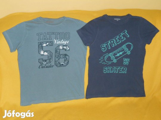 Fiú póló, divatos, színes, díszes, márkás. 12 év, 146-152