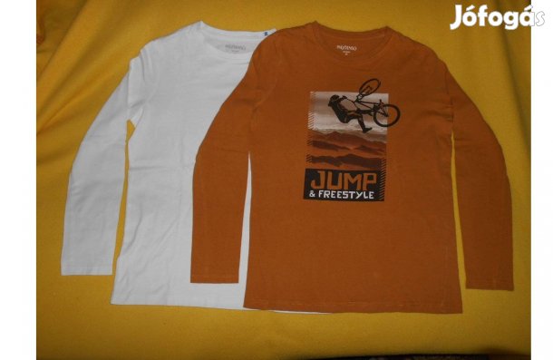 Fiú póló, hosszú ujjú, divatos, márkás. 12-14 év, 158-164