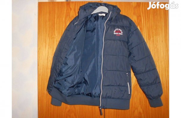 Fiú télikabát, meleg, bélelt. H&M, steppelt, újszerű, 170 -es.15 év