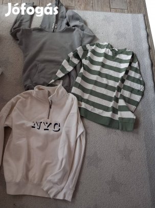 Fiú vegyes pulcsik 158-164 meret 