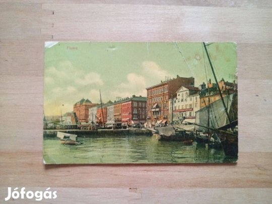 Fiume 1909 képeslap
