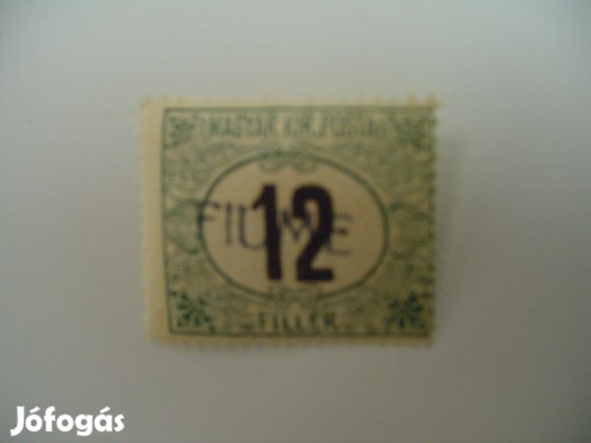 Fiume felülbélyegzéssel 12 filléres bélyeg ritka db