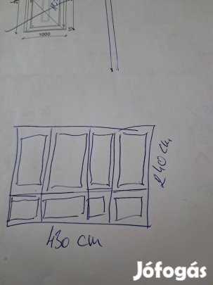 Fix üvegfal Fából