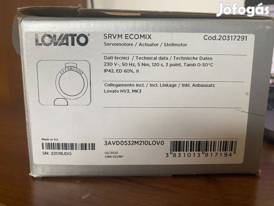 Fixtrend Elektromos állító motor keverőszelepekhez