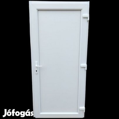 Flat - Műanyag bejárati  ajtó / fehér / 98x208 /