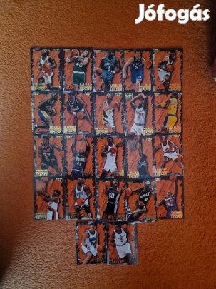 Fleer 1996-97 Hardwood Leader kosaras kártyák 22db