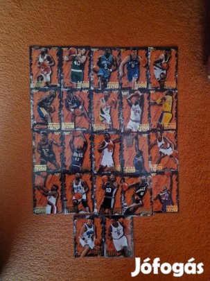 Fleer 1996-97 Hardwood Leader kosaras kártyák 22db