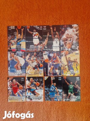 Fleer Tradition 1997-98 Crystal kosaras kártyák 12db