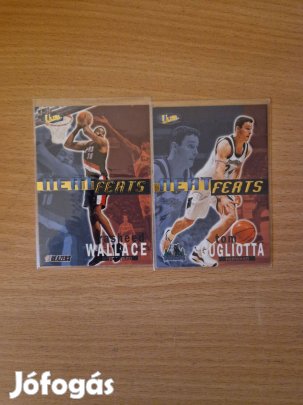 Fleer Ultra 1997-98 Neat Feats kosaras kártyák 2db