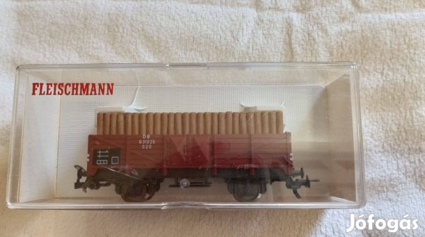 Fleischmann rönkszállító tehervagon újszerű HO
