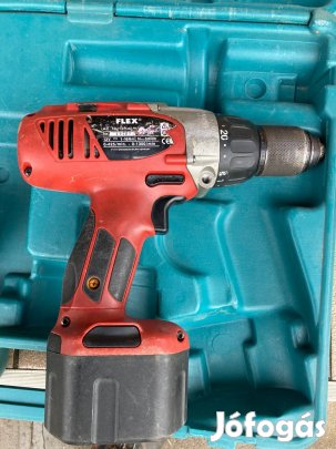 Flex akkus fúrógép