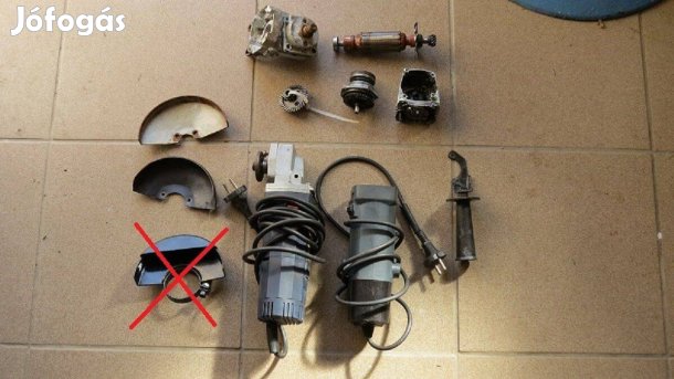 Flex sarokcsiszoló alkatrészek - egyben - csere is