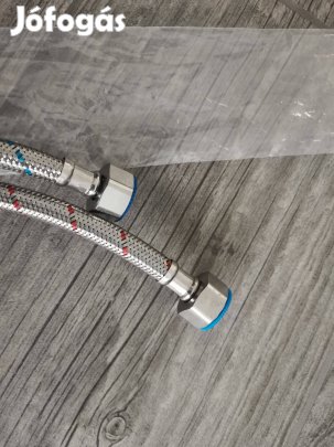 Flexibilis cső, csaptelep bekötőcső 60cm, 1/2", M10