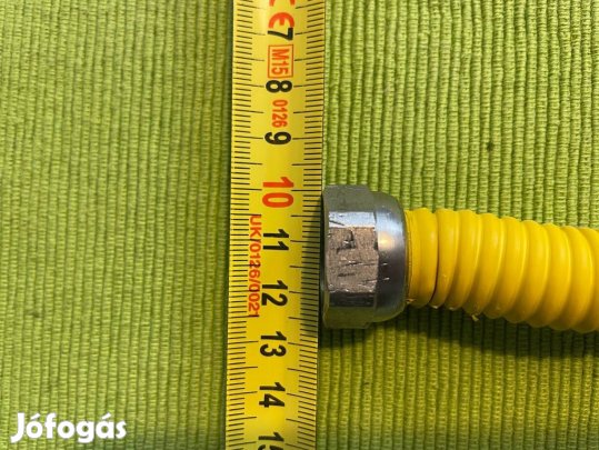 Flexibilis sárga flexi bekötő gázcső