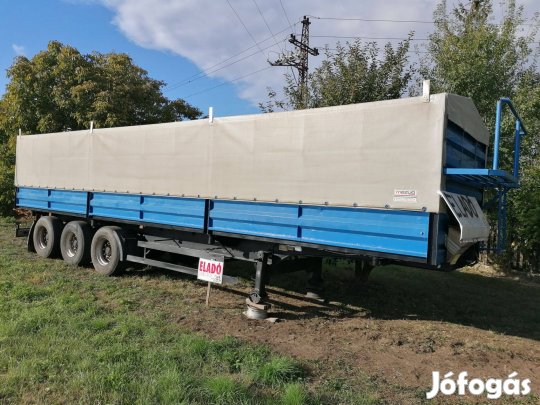 Fliegl 50m3 Balra billenős ,10,7m hosszú, Tára:6,5t